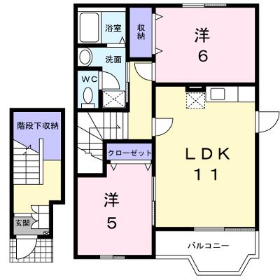 ソレアードⅡ 202【管理NO：1-011075702-02020】 ★家具家電は申し込み後に搬入します★の外観画像
