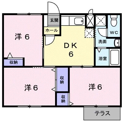 エルディム関森Ｂ 205【管理NO：1-007382202-02040】 ★家具家電は申し込み後に搬入します★の外観画像