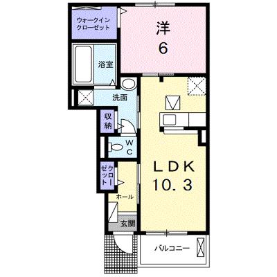 ミ　カーサ 103【管理NO：1-025001801-01030】 ★家具家電は申し込み後に搬入しますの外観画像