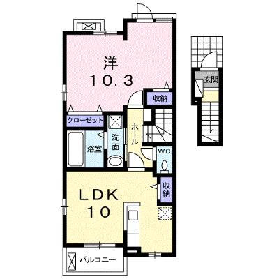 リバーサイドきずなＡ 202【管理NO：1-023929501-02020】 ★家具家電は申し込み後に搬入します 2026年07月下旬入居可能の外観画像