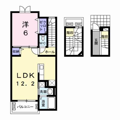 リバーサイド２ 305【管理NO：1-019441701-03040】 ★家具家電は申し込み後に搬入します★の外観画像