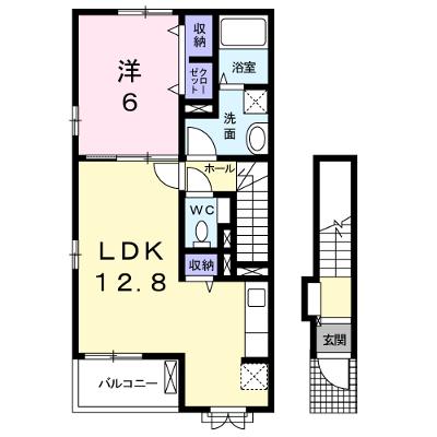 サンリット・ヒル 201【管理NO：1-018491101-02010】 ★家具家電は申し込み後に搬入します 2026年08月上旬入居可能の外観画像