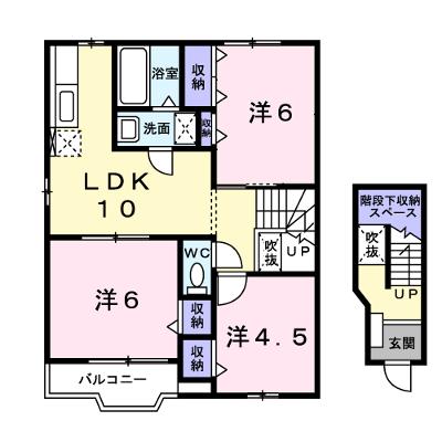 ヴィラ　フォーレスト　Ｂ 201【管理NO：1-011390902-02010】 ★家具家電は申し込み後に搬入します★の外観画像