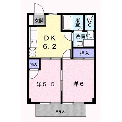 サンシティ臼井Ａ 105【管理NO：1-007736701-01040】 ★家具家電は申し込み後に搬入します★の外観画像