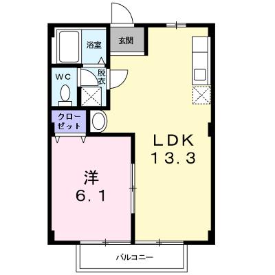 エバグリーンＢ 202【管理NO：1-006144102-02020】 ★家具家電は申し込み後に搬入しますの外観画像