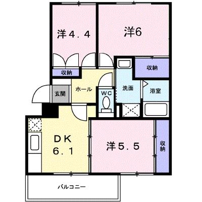 ニューエルディム花水木Ｂ 301【管理NO：1-004245101-03010】 ★家具家電は申し込み後に搬入します★の外観画像