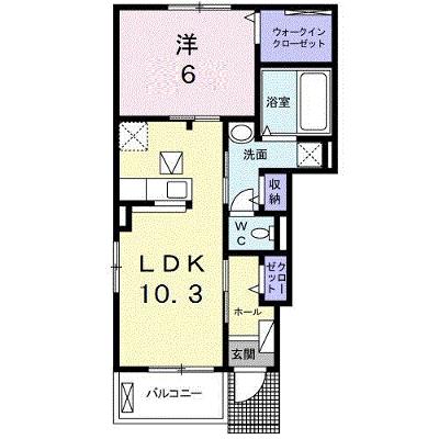 クレストハイムＢ 101【管理NO：1-024577402-01010】 ★家具家電は申し込み後に搬入しますの外観画像