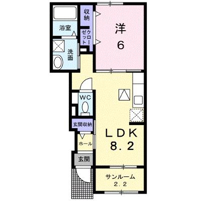 ｒｉｖｅｒ　ｓｉｄｅはるか　Ｃ 102【管理NO：1-021848101-01020】 ★家具家電は申し込み後に搬入しますの外観画像
