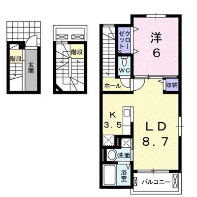 ノーブル中野 301【管理NO：1-021509201-03010】 ★家具家電は申し込み後に搬入しますの外観画像