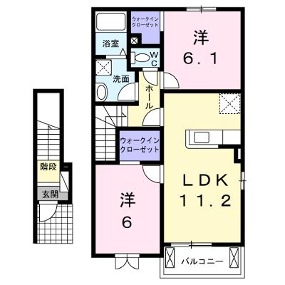 リュニベール・メゾンⅡ 205【管理NO：1-020095001-02040】 ★家具家電は申し込み後に搬入しますの外観画像