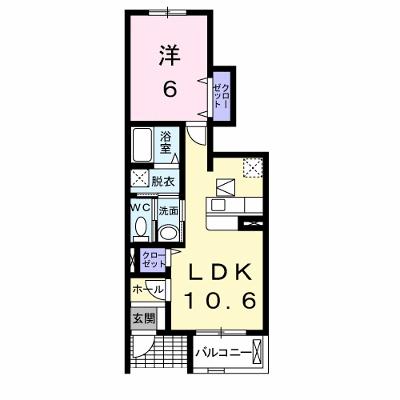 アトリュームＡ 102【管理NO：1-020010401-01020】 ★家具家電は申し込み後に搬入しますの外観画像