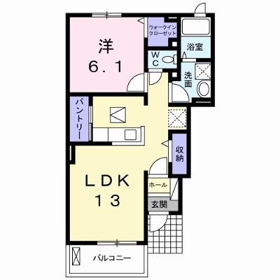 プリムラ 102【管理NO：1-019173001-01020】 ★家具家電は申し込み後に搬入します★の外観画像