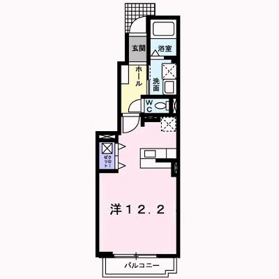 プリムローズ・Ｋ　Ａ 102【管理NO：1-017607401-01020】 ★家具家電は申し込み後に搬入します★の外観画像