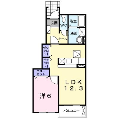 グラシオッソ　Ｂ 102【管理NO：1-013671802-01020】 ★家具家電は申し込み後に搬入しますの外観画像