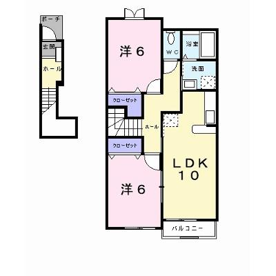 ベルメゾン　Ａ棟 202【管理NO：1-013631401-02020】 ★家具家電は申し込み後に搬入します★の外観画像
