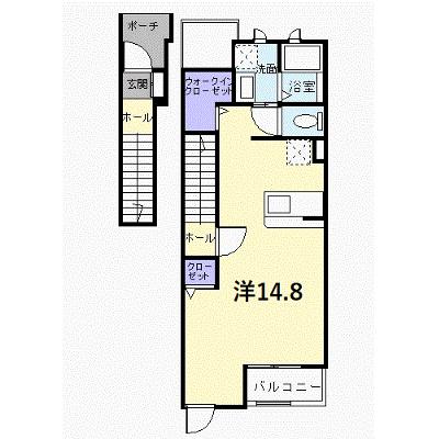 プラム 202【管理NO：1-013191101-02020】 ★家具家電は申し込み後に搬入します★の外観画像