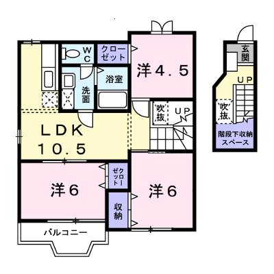 プリムローズ　Ｂ棟 203【管理NO：1-012406602-02030】 ★家具家電は申し込み後に搬入します★ ★2026年08月中旬入居可能★の外観画像