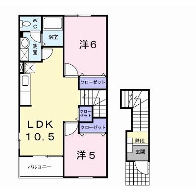 ボーテ 201【管理NO：1-011337502-02010】 ★家具家電は申し込み後に搬入します★の外観画像