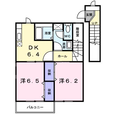 メゾン横山 205【管理NO：1-009350101-02040】 ★家具家電は申し込み後に搬入します★の外観画像