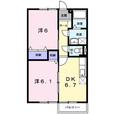 グリーンファミール 203【管理NO：1-007996601-02030】 ★家具家電は申し込み後に搬入します★の外観画像