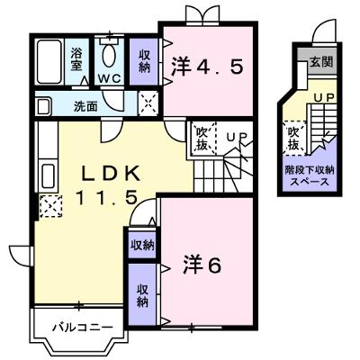 クレストール飛天Ｂ 203【管理NO：1-007327702-02030】 ★家具家電は申し込み後に搬入します★の外観画像