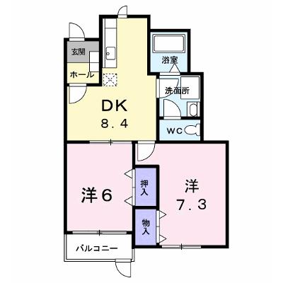 サンシティ東新田Ｂ 102【管理NO：1-007136402-01020】 ★家具家電は申し込み後に搬入します★ ★2026年12月下旬入居可能★の外観画像