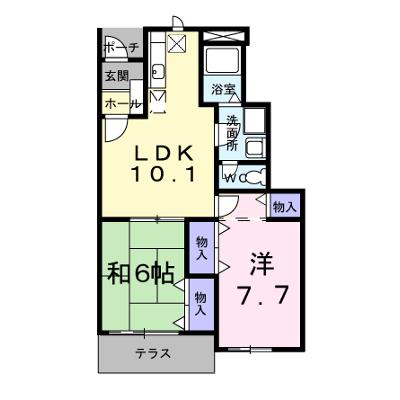 パピリオ初瀬 102【管理NO：1-006966301-01020】 ★家具家電は申し込み後に搬入しますの外観画像
