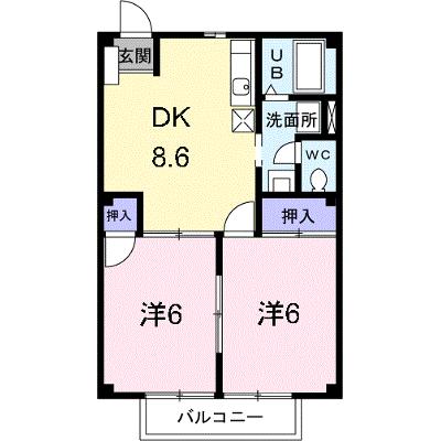 メゾン・フルール 102【管理NO：1-006590701-01020】 ★家具家電は申し込み後に搬入します★の外観画像