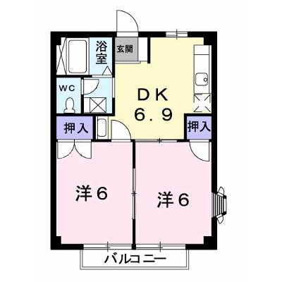 コスモハイツＡ 201【管理NO：1-004468301-02010】 ★家具家電は申し込み後に搬入しますの外観画像