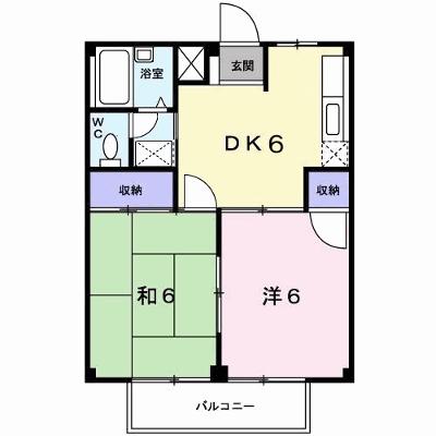 シティハイツ妹尾Ｃ 201【管理NO：1-001892301-02010】 ★家具家電は申し込み後に搬入します★の外観画像