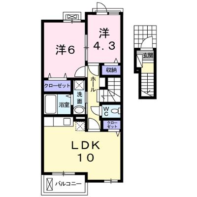 グラッチェ弐番館 203【管理NO：1-023370501-02030】 ★家具家電は申し込み後に搬入します★の外観画像