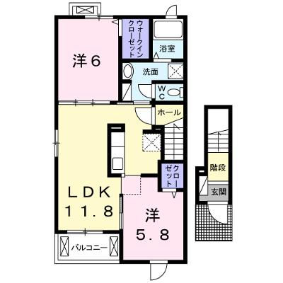 ミキハウスⅢＢ 201【管理NO：1-021060502-02010】 ★家具家電は申し込み後に搬入します★の外観画像