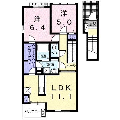 ウィステリアＡ 205【管理NO：1-019376601-02040】 ★家具家電は申し込み後に搬入します★の外観画像