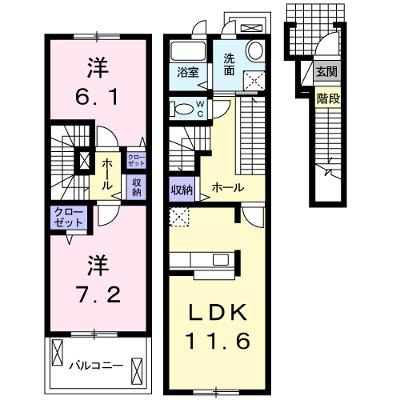 パステル　ユニオン 211【管理NO：1-016365701-02090】 ★家具家電は申し込み後に搬入します★の外観画像