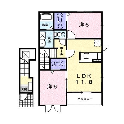 Ｆａｍｉｌｌｅ　Ｃ 203【管理NO：1-015470701-02030】 ★家具家電は申し込み後に搬入しますの外観画像
