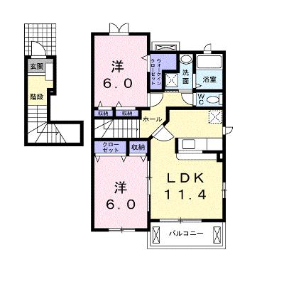 アドベントヒルズＡ 201【管理NO：1-014525701-02010】 ★家具家電は申し込み後に搬入しますの外観画像