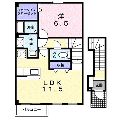 サン・スプリングメゾンＢ 201【管理NO：1-013693301-02010】 ★家具家電は申し込み後に搬入します★の外観画像