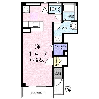 オベルジーヌ 102【管理NO：1-013552801-01020】 ★家具家電は申し込み後に搬入します★の外観画像
