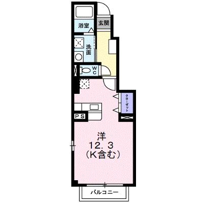 メロウ　グローブＥ 103【管理NO：1-013467702-01030】 ★家具家電は申し込み後に搬入します★ ★2026年12月中旬入居可能★の外観画像