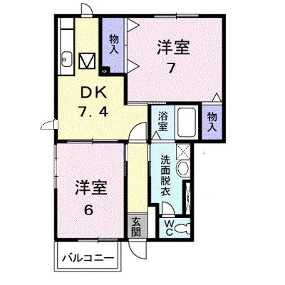 シェーン・バッハ 101【管理NO：1-012993001-01010】 ★家具家電は申し込み後に搬入しますの外観画像