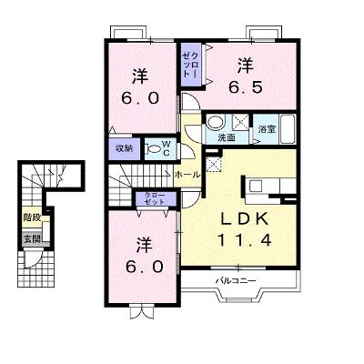 ニューマロンテールＢ 202【管理NO：1-012240002-02020】 ★家具家電は申し込み後に搬入しますの外観画像