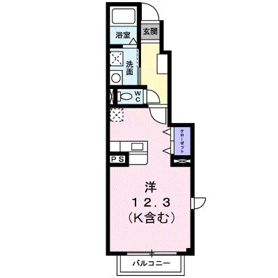 チアフルホームＡ 101【管理NO：1-012187901-01010】 ★家具家電は申し込み後に搬入します★の外観画像
