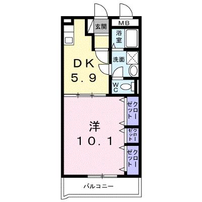 レジデンス辻が花Ⅱ 302【管理NO：1-011844801-03020】 ★家具家電は申し込み後に搬入しますの外観画像