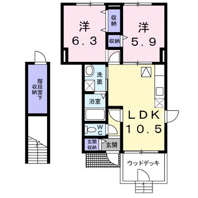ビッグフォレスト　Ｎ 102【管理NO：1-010246701-01020】 ★家具家電は申し込み後に搬入します★の外観画像
