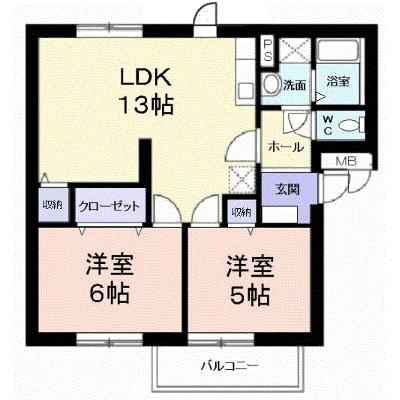 ニューエルディム横山Ｂ 101【管理NO：1-004934502-01010】 ★家具家電は申し込み後に搬入します★の外観画像