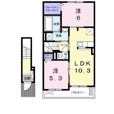 メゾンソレイユ亀島第２公園前Ｂ 203【管理NO：1-023671102-02030】 ★家具家電は申し込み後に搬入します★の外観画像