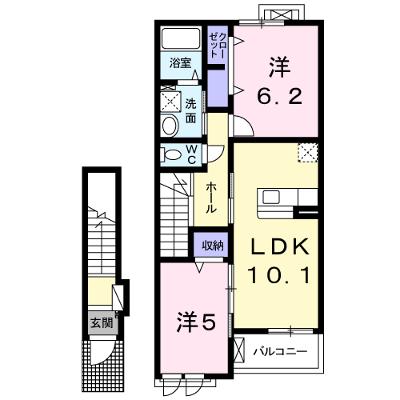 トゥールビヨン 203【管理NO：1-023011801-02030】 ★家具家電は申し込み後に搬入します★の外観画像
