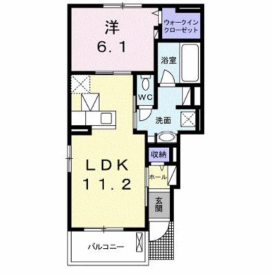 エレガント　フランＢ 101【管理NO：1-021606802-01010】 ★家具家電は申し込み後に搬入します★の外観画像