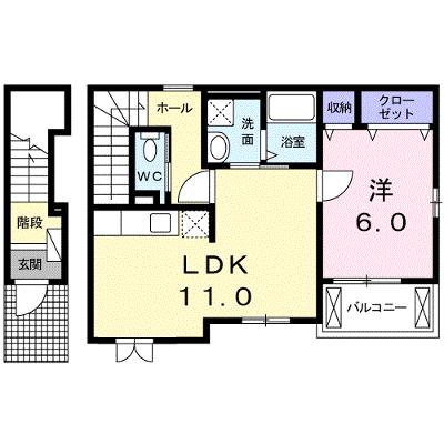 ソルパティオ　Ⅰ 205【管理NO：1-021021301-02040】 ★家具家電は申し込み後に搬入します★の外観画像