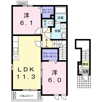 ベル・アンジュ 201【管理NO：1-016668601-02010】 ★家具家電は申し込み後に搬入します★ ★2026年11月下旬入居可能★の外観画像